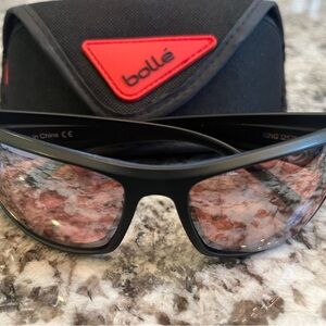 Bollé Black Sunglasses with Red Accents